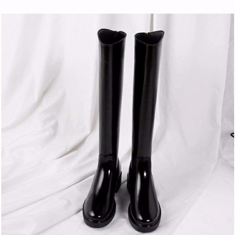 New Ladies Rider Black Long Boots